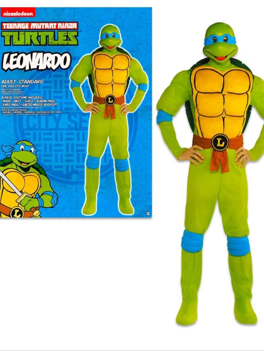 Nickelodeon Teenage Mutant Ninja Turtles Leonardo Adult Costume - OSFM
